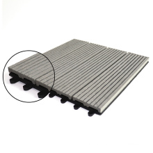 DIY Floor WPC Outdoor Patio Tiles Decking Wood Plastic Composite Floor Panel